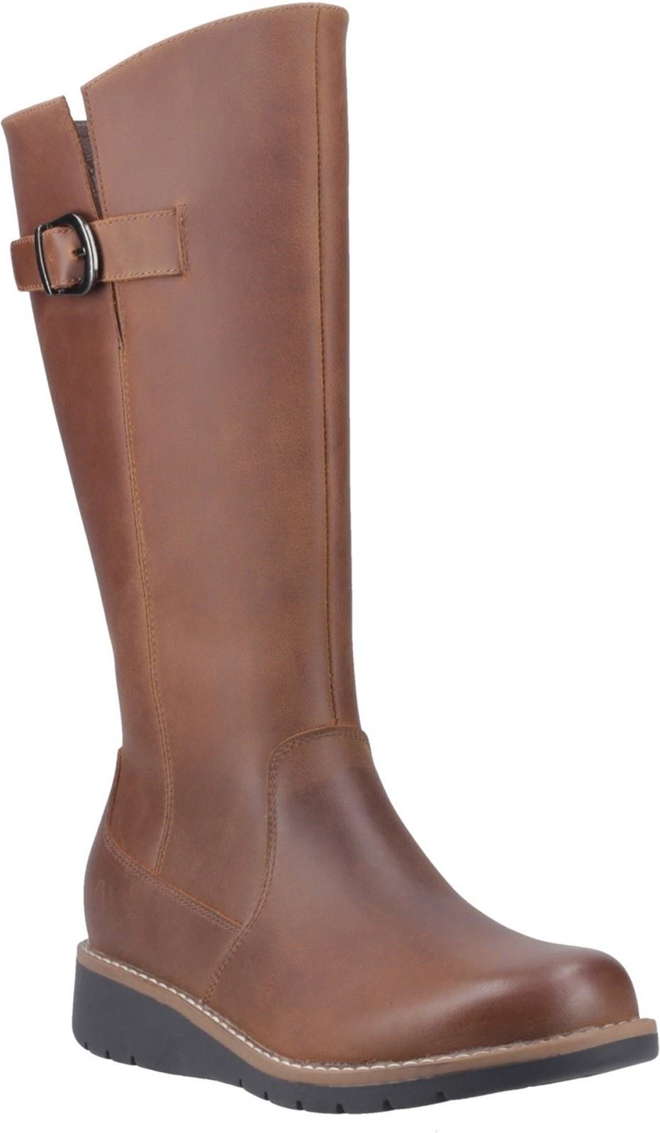 Hush Puppies Luna Damenstiefel aus braunem Leder