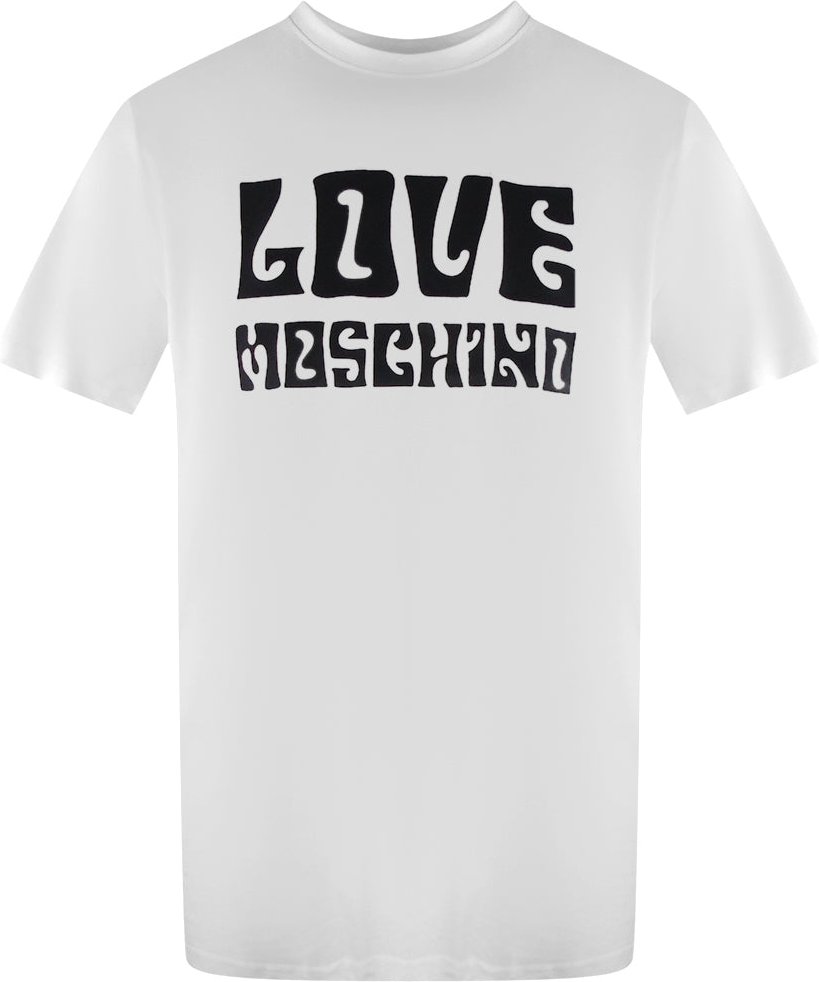 Weißes T-shirt Mit Moschino-logo