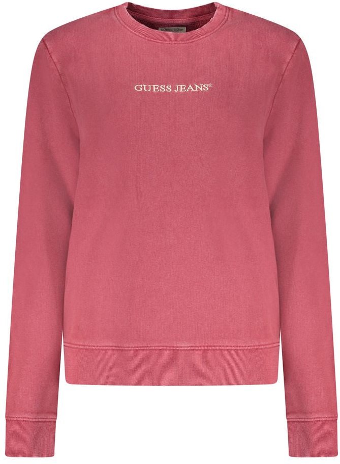 Guess Jeans Rotes Baumwoll Damen Sweatshirt