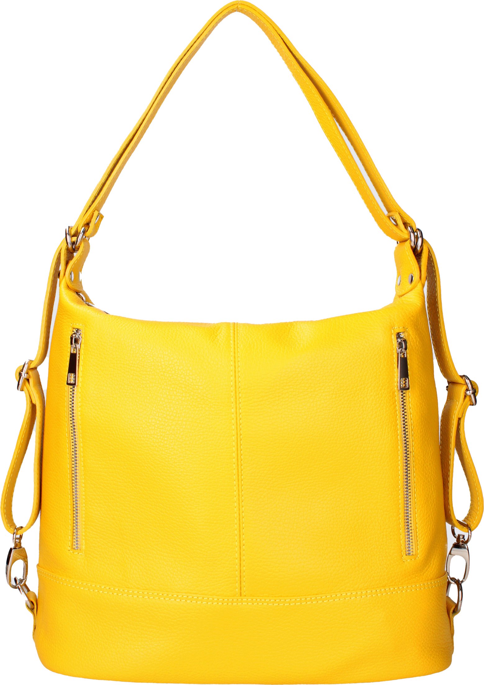 Viola Castellani In einen Rucksack umwandelbare Umhängetasche Frauen YELLOW