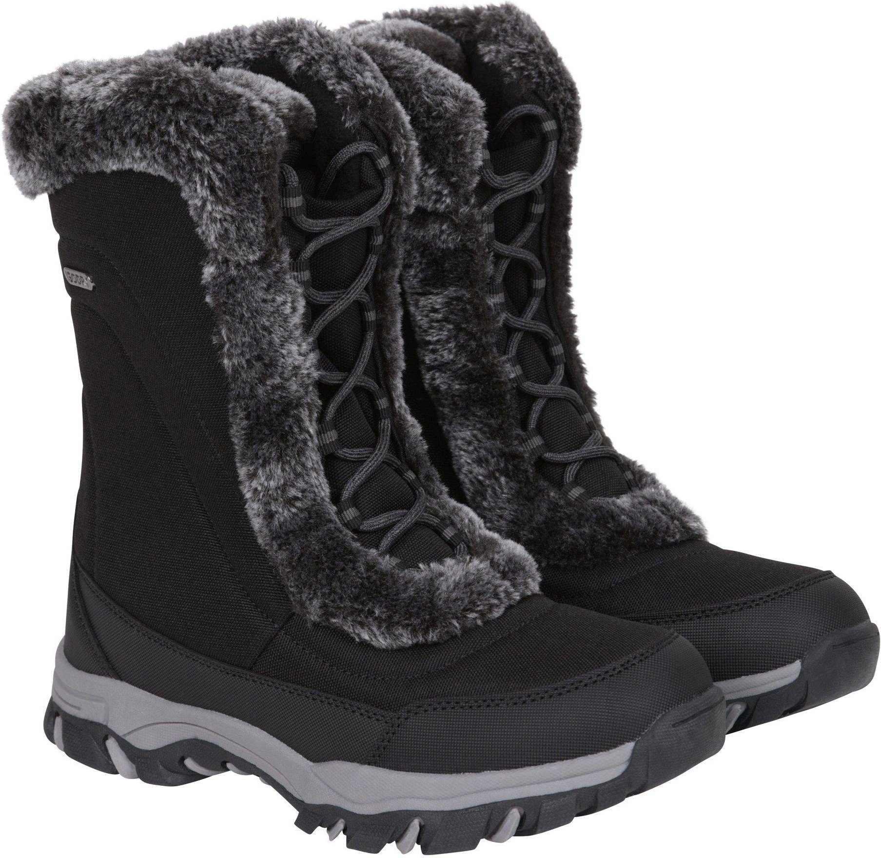 Mountain Warehouse - Damen Schneestiefel "Ohio" (Samtschwarz)