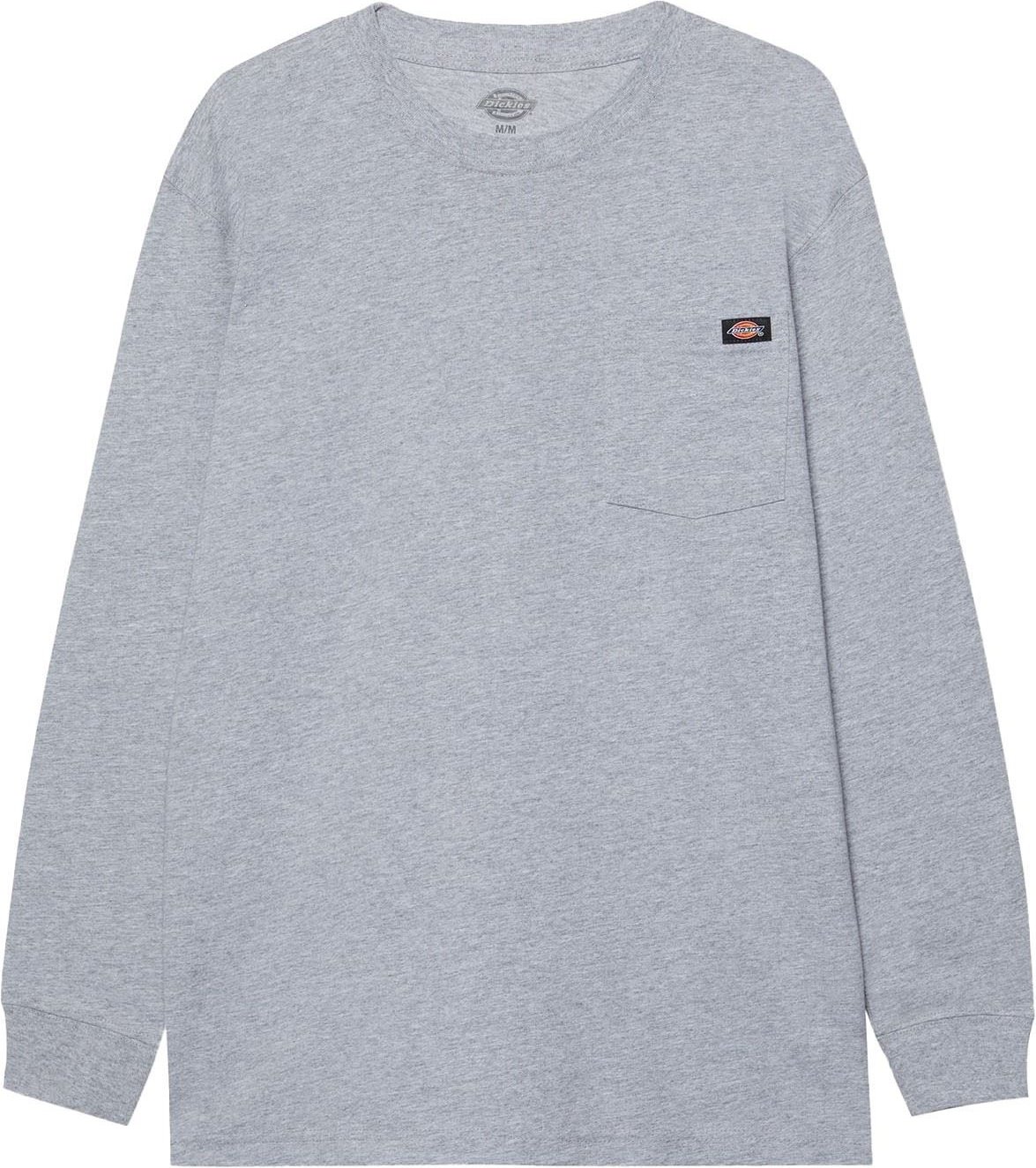 Thumbnail - Dickies Pocket Tee Langarm Baumwoll Herren Grau T-Shirt