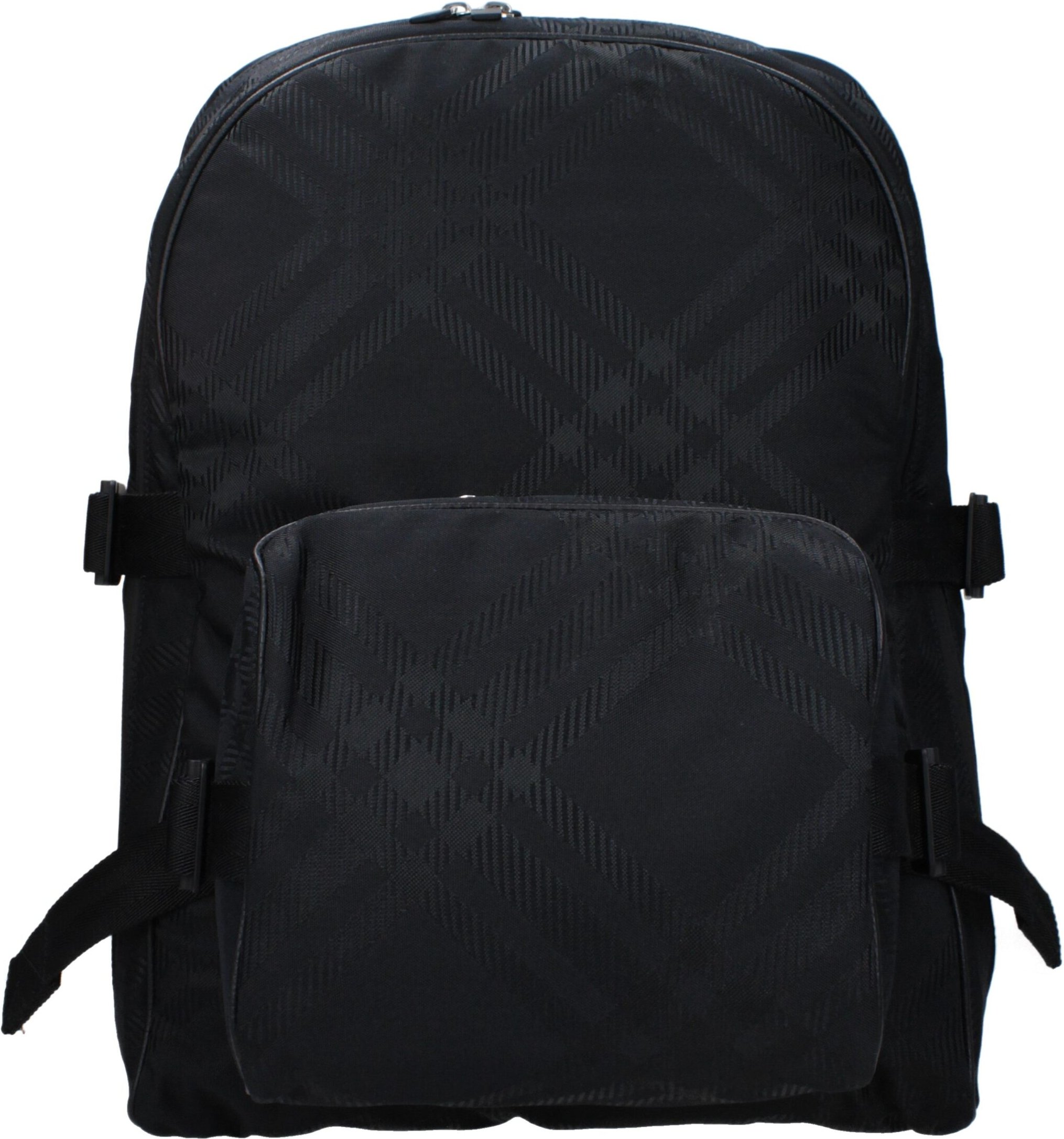 Schwarzer Stoffrucksack
