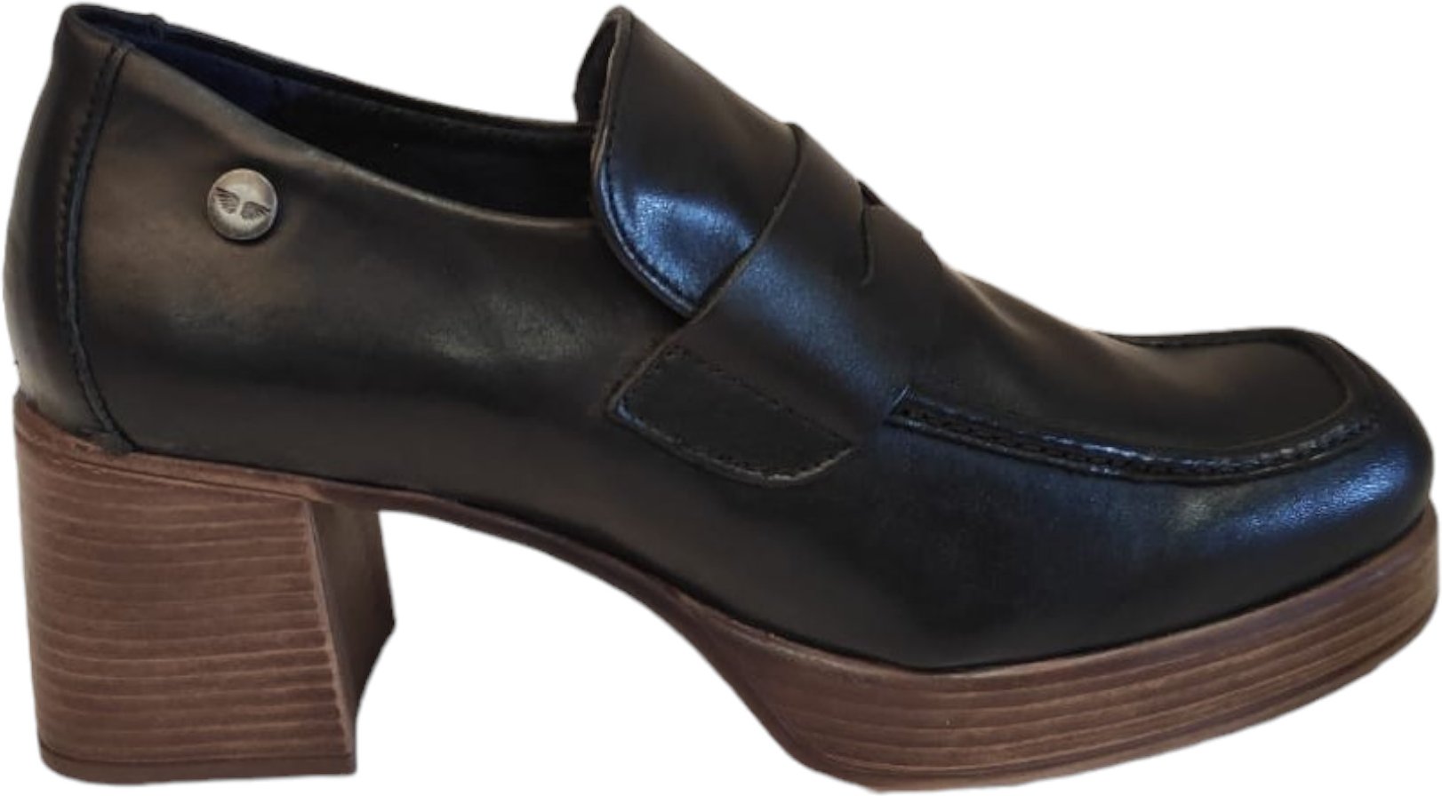 Damen Monkstrap Schuh Mis Alas Farbe Schwarz