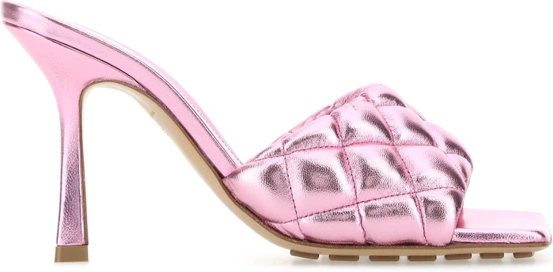 Rosenholz Nappa-Leder gepolsterte Sandalen