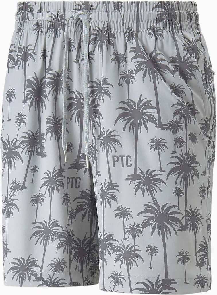Puma x Ptc Palmbaum Crew Herrengrau Golfshorts