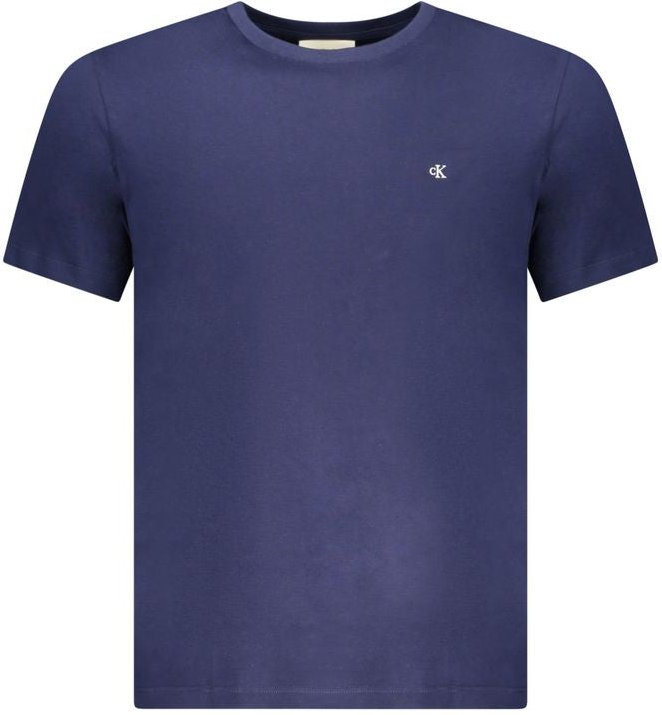 Calvin Klein Blauer Baumwoll-Herren-T-Shirt