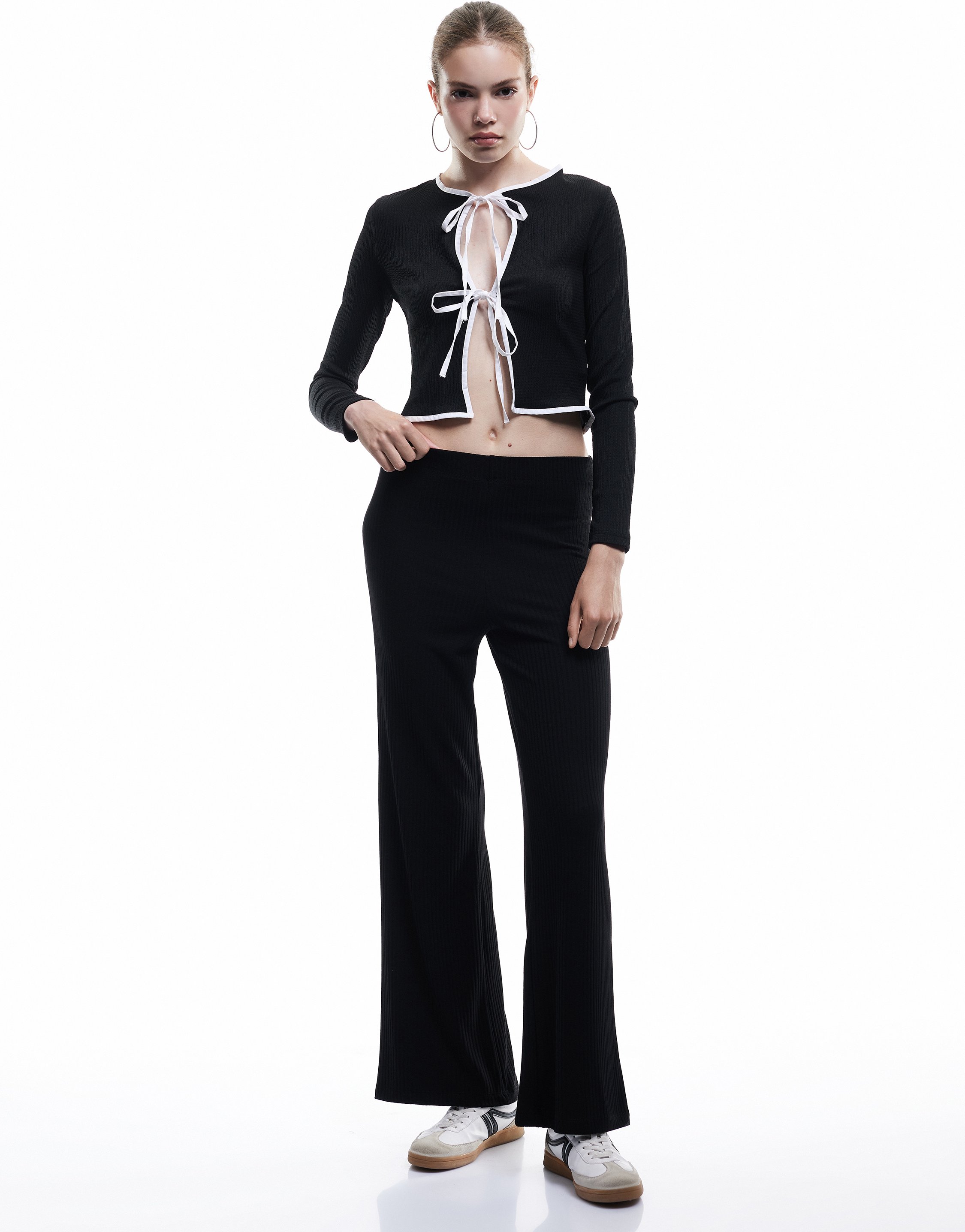 Koton HOSEN Hochtaillierte Schlaghose