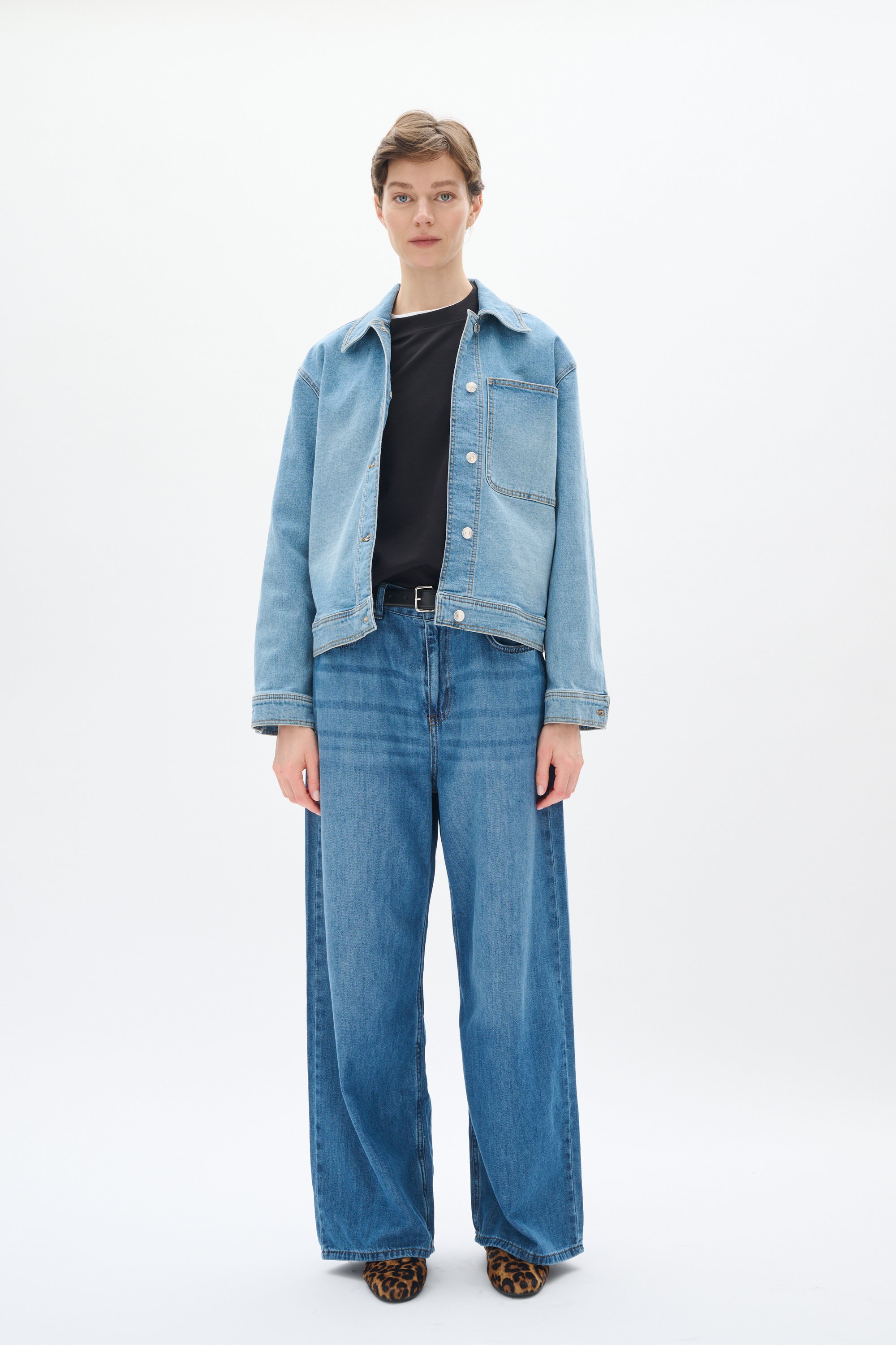 Jeansjacke Relaxed fit Light Washed Denim light blue