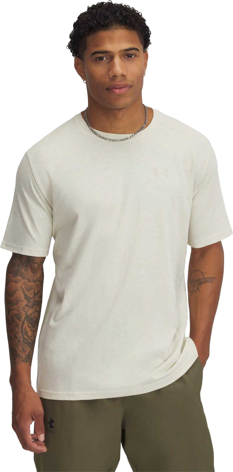 Under Armour - "Lockup" T-Shirt für Herren, kurzärmlig (Braun)