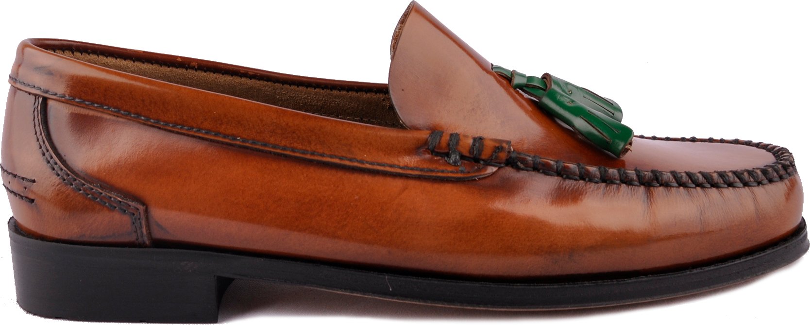 Man's Mokassin Schuh Sotoalto Farbe Braun/Grün