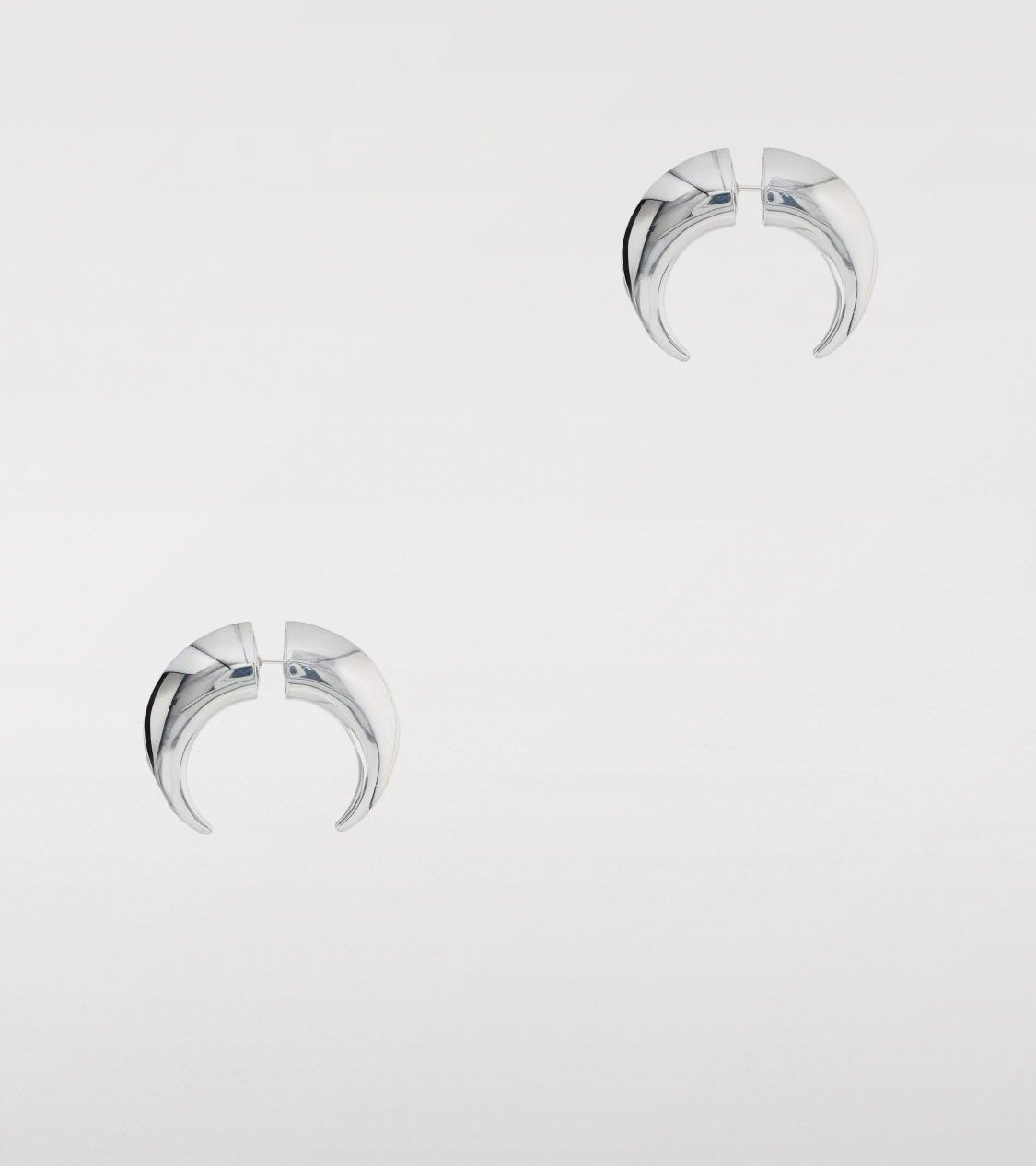 Crescent Moon Ohrringe Silber