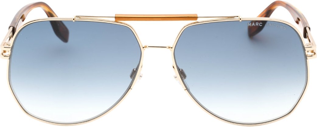 Marc Jacobs - Dk - Blaue Sonnenbrille Mit Sf-gläsern In Beige