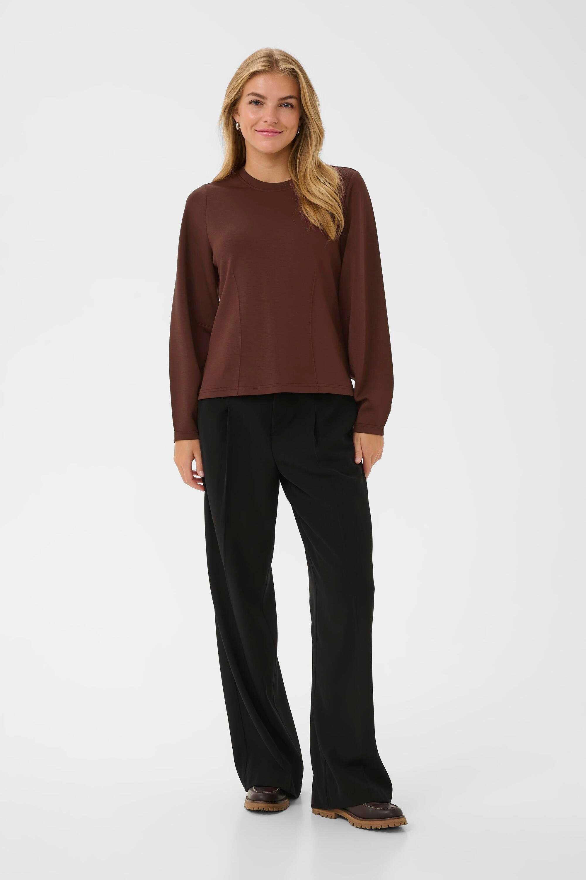 Sweatshirt CUira Sweatshirt Fitted brown