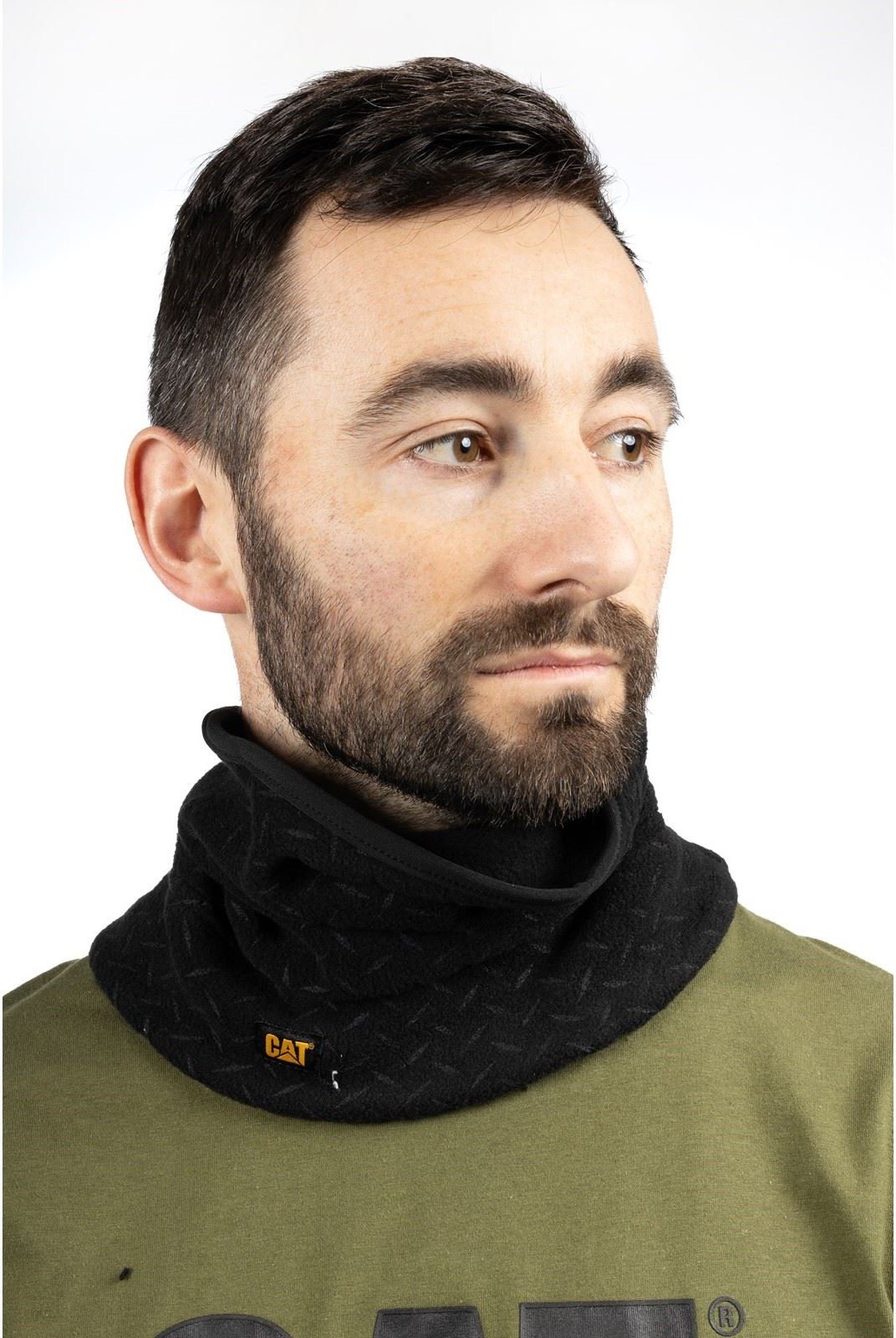 Caterpillar Polyester Unisex Erwachsenen Schwarz Halswärmer