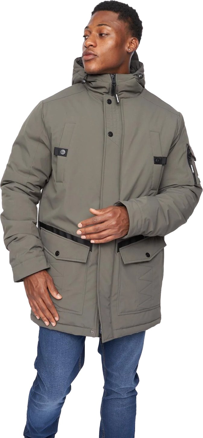 Crosshatch - "Legender" Parka für Herren (Oliv)