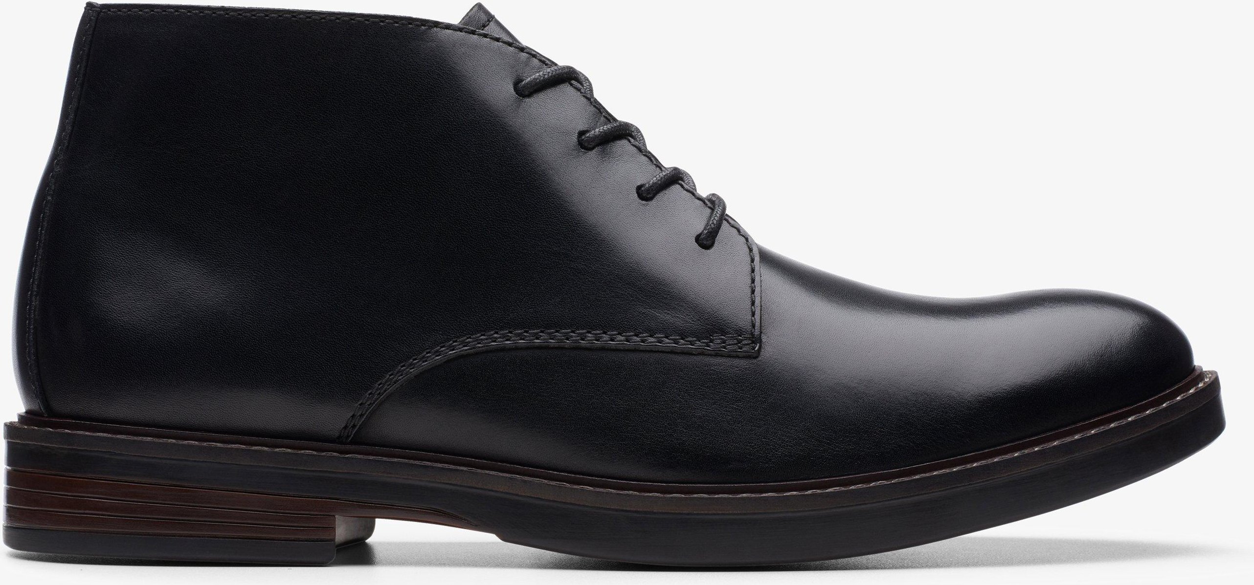 Paulson Mid Schwarz Lederstiefel