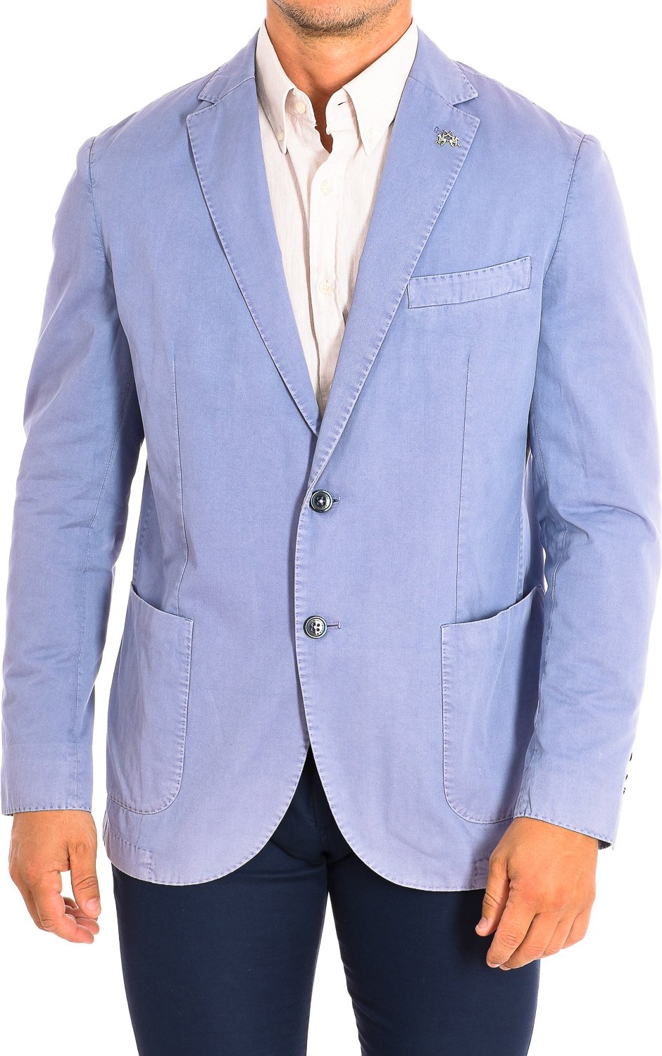 Herren-Blazer mit normaler Passform und langen Ärmeln HMJA07-TW133