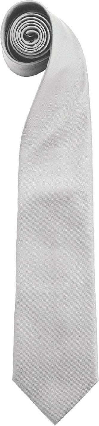 Premier - "Colours Fashion" Krawatte für Herren (Silber)