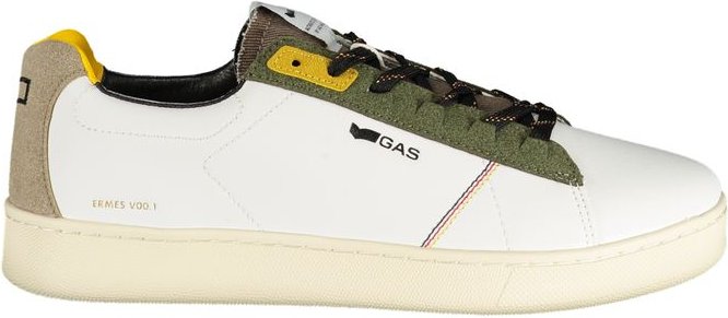 Gas Weiße Polyester Herren Sneaker