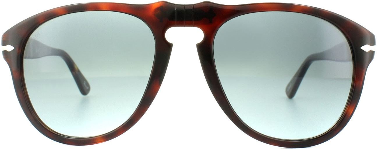 Persol Aviator Mens Dark Havana Light Blue Gradient Sonnenbrillen