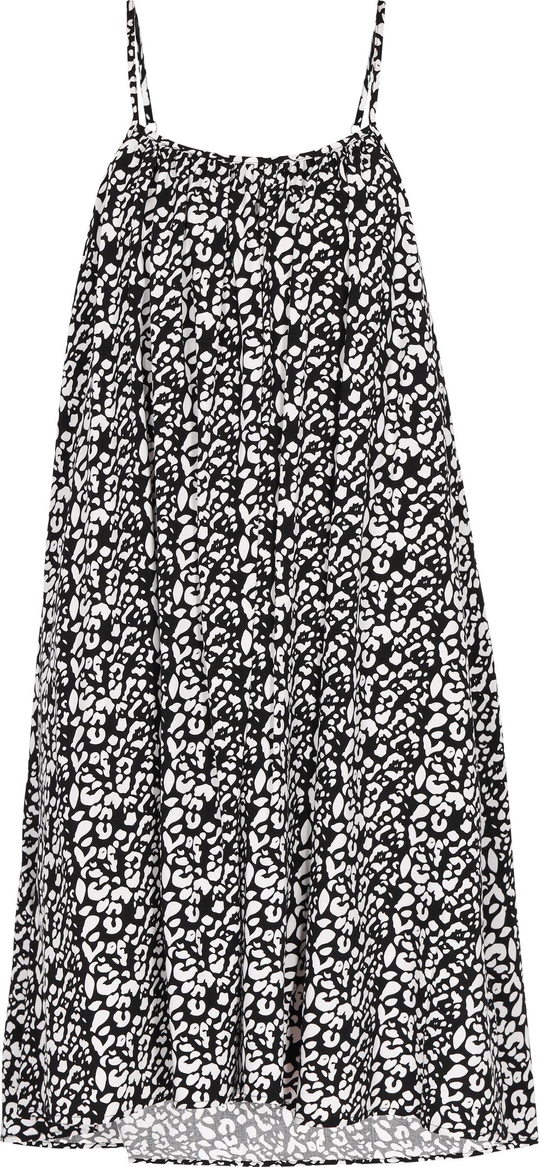 Mymo Kleid Frauen schwarz-weiß