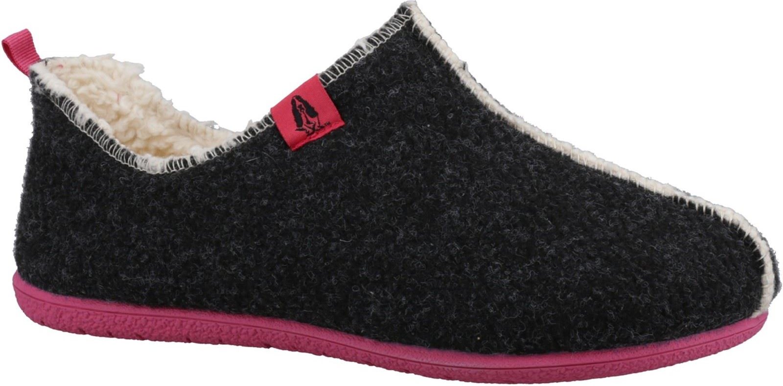 Hush Puppies Good Recycled RPET Polyester Damen Holzkohle Hausschuhe