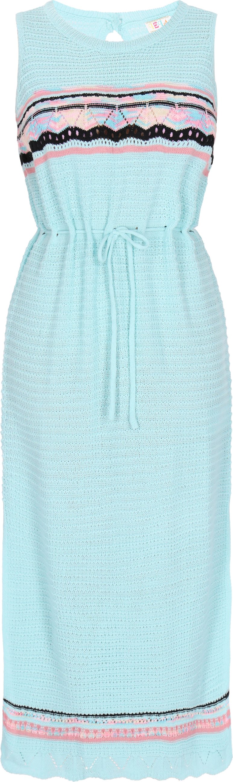 IZIA Kleid Frauen türkis mehrfarbig