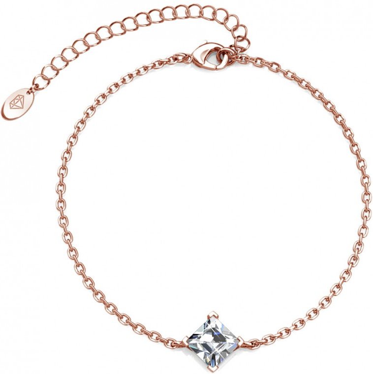 Calle Armband - Rose Gold und Kristall