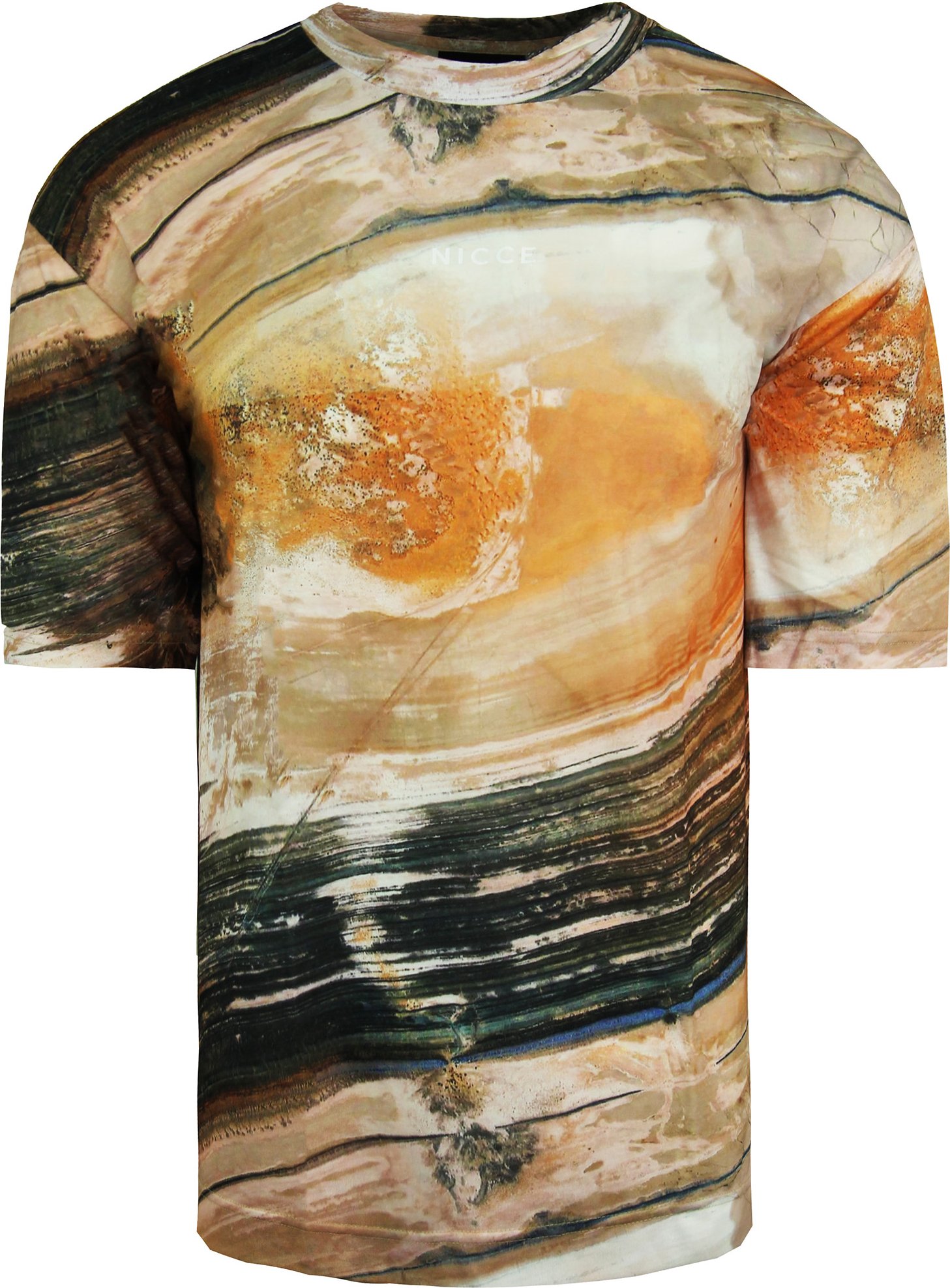 NICCE Kurzhülle runde Hals Herren Luftübergreifung T-Shirt 211 1 09 13 0346