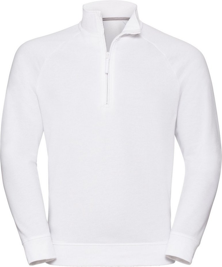 Russell Herren Authentic Quarter Zip Sweatshirt (Weiß)