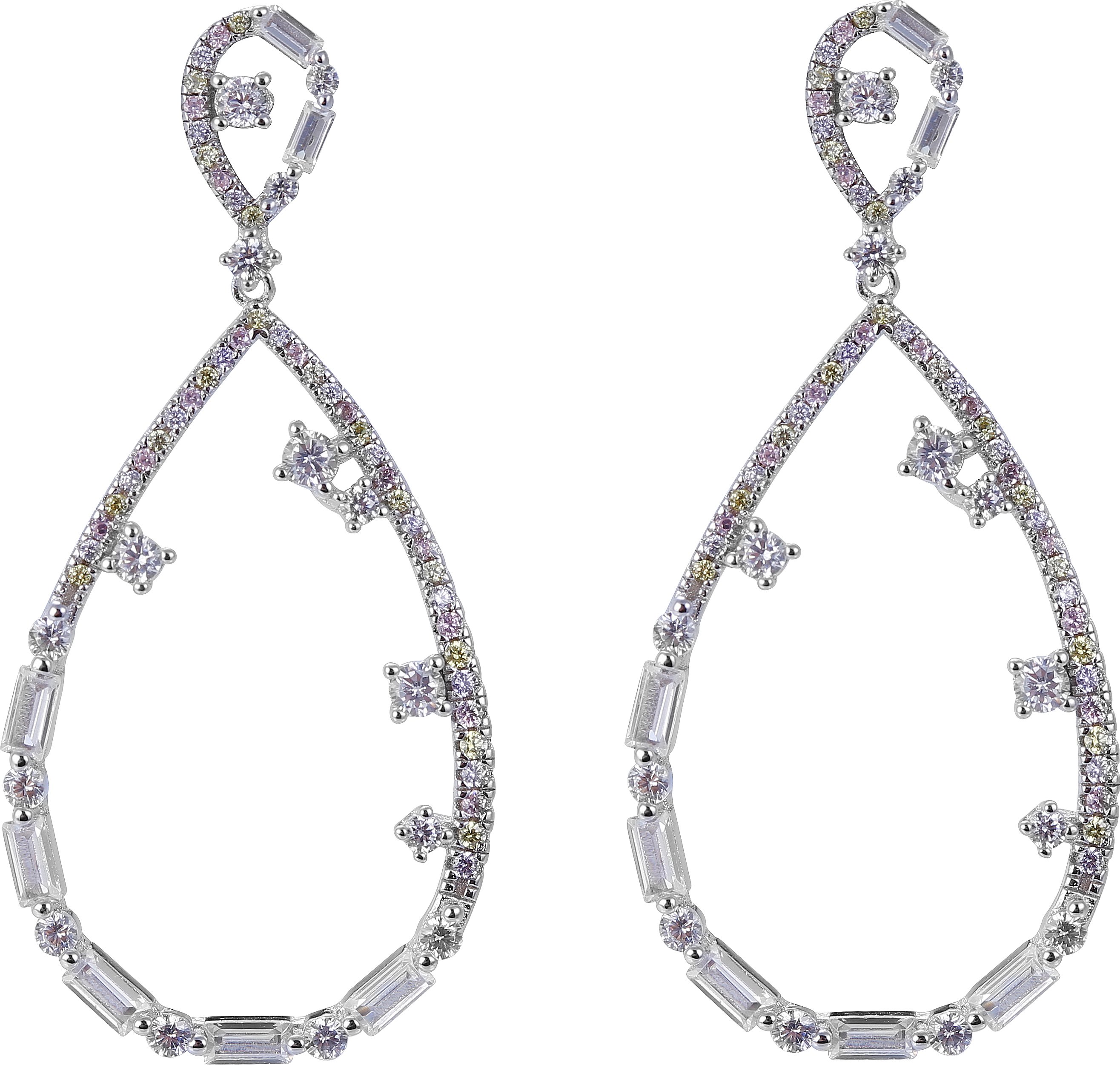 Orphelia 'Islia' Tropfenohrringe aus Edelstahl für Damen - Silber ZO-7423