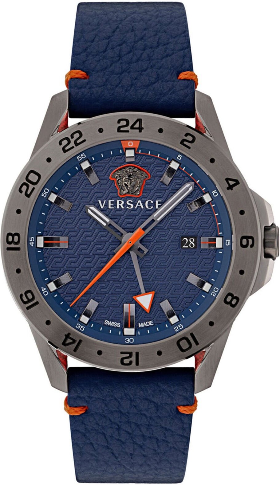 Versace Sport Tech Herren Blau Uhr VE2W00222