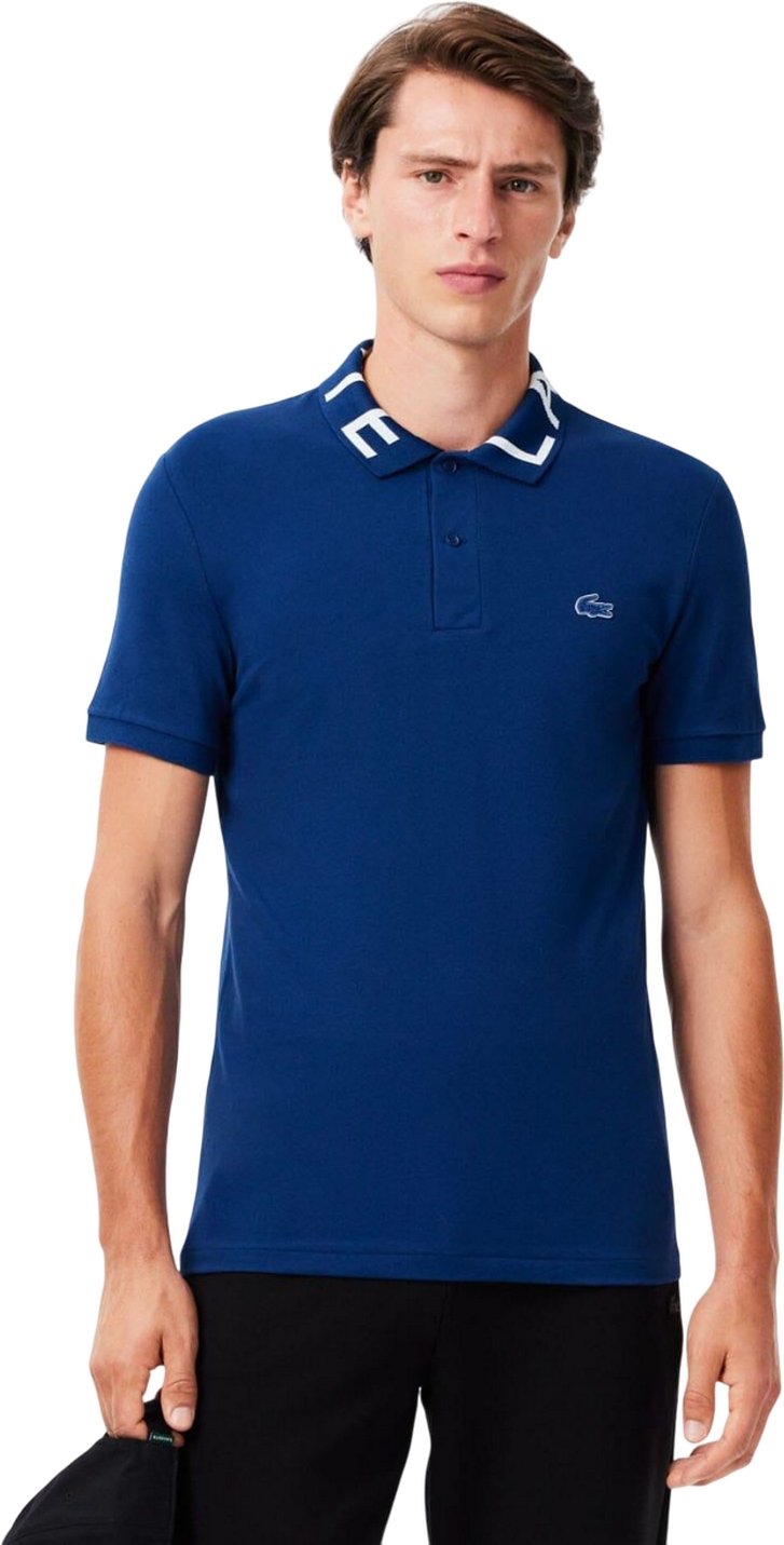 Lacoste - "Movement" Poloshirt für Herren Piqué Schmal (Blau)