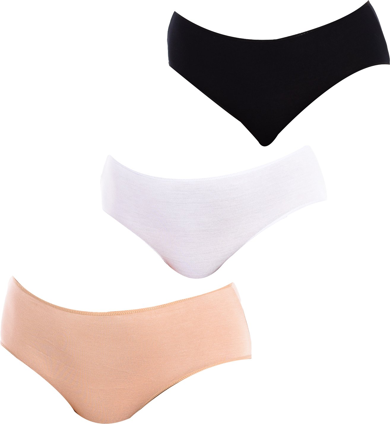 3er-Pack klassische Bambusunterwäsche für Damen Q904