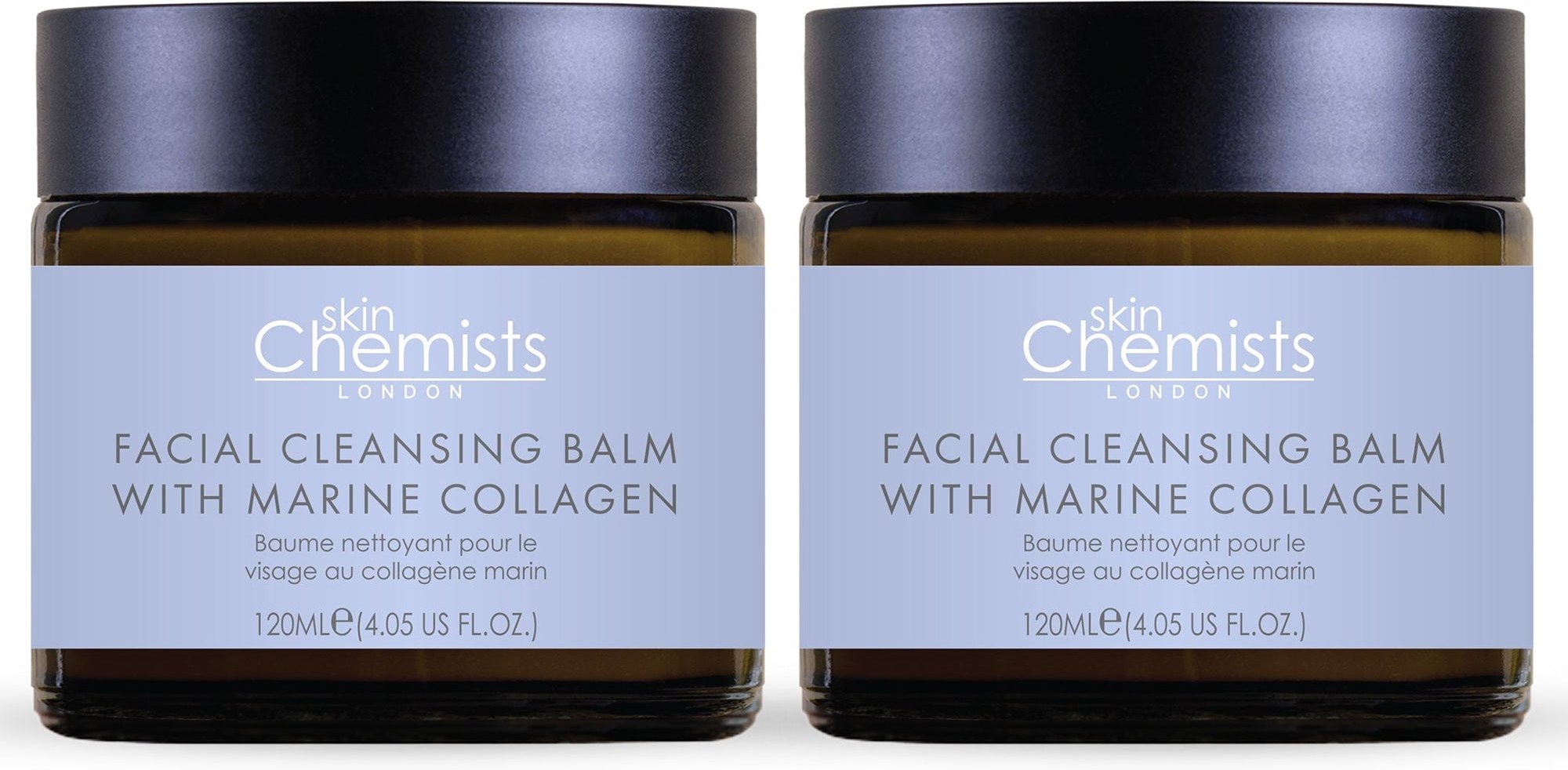 skinChemists Reinigungsbalsam mit marinem Kollagen 120 ml x 2 Duo-Pack