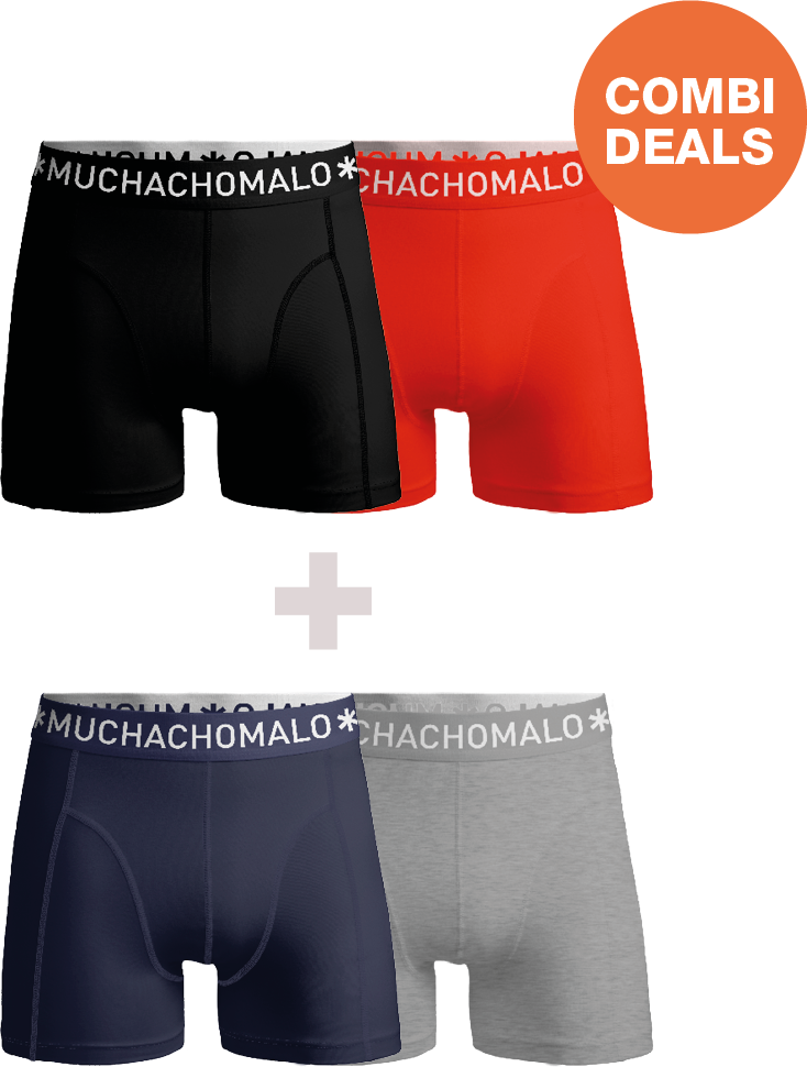 Muchachomalo Herren Boxershorts – 2 Stück Combideal – Herren Unterhosen