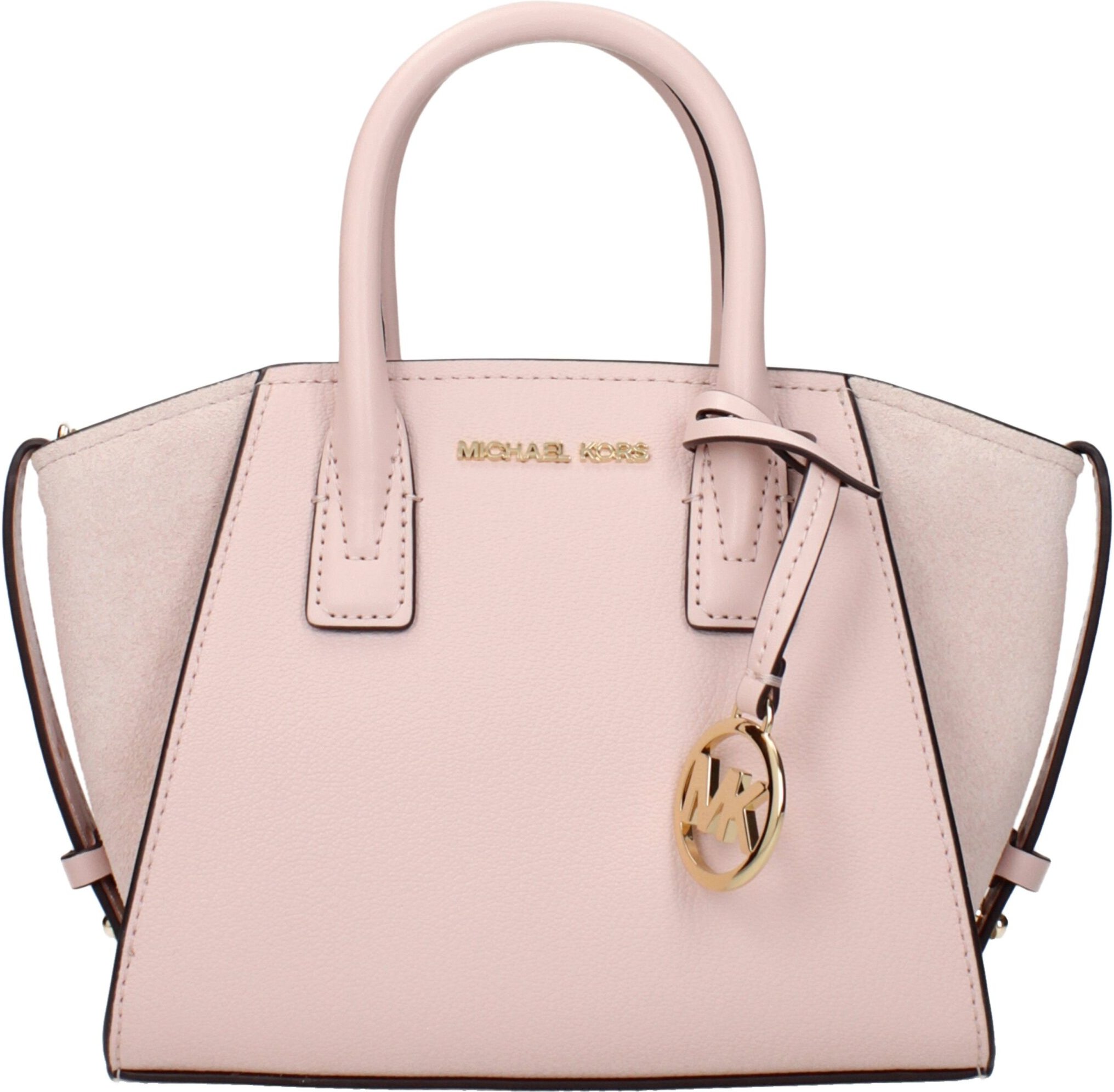 Rosa Lederhandtasche