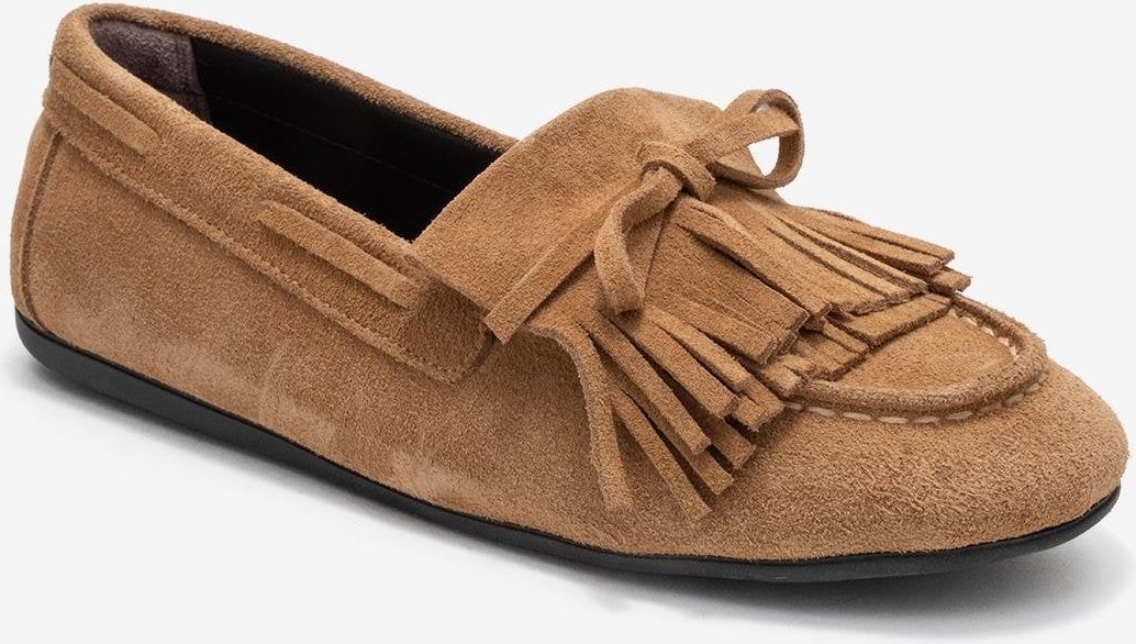 Axeli Leder Quaste Loafer Damen
