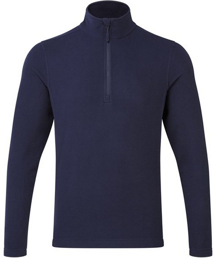Premier Unisex Erwachsene Recyclight Quarter Zip Fleece Top (Marine)