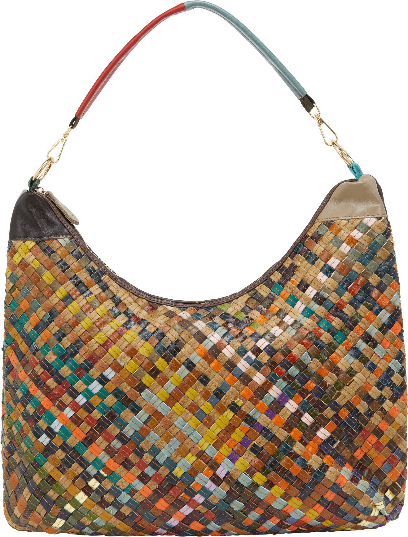 IZIA Hobo-Tasche Hobo-Tasche Frauen grün mehrfarbig