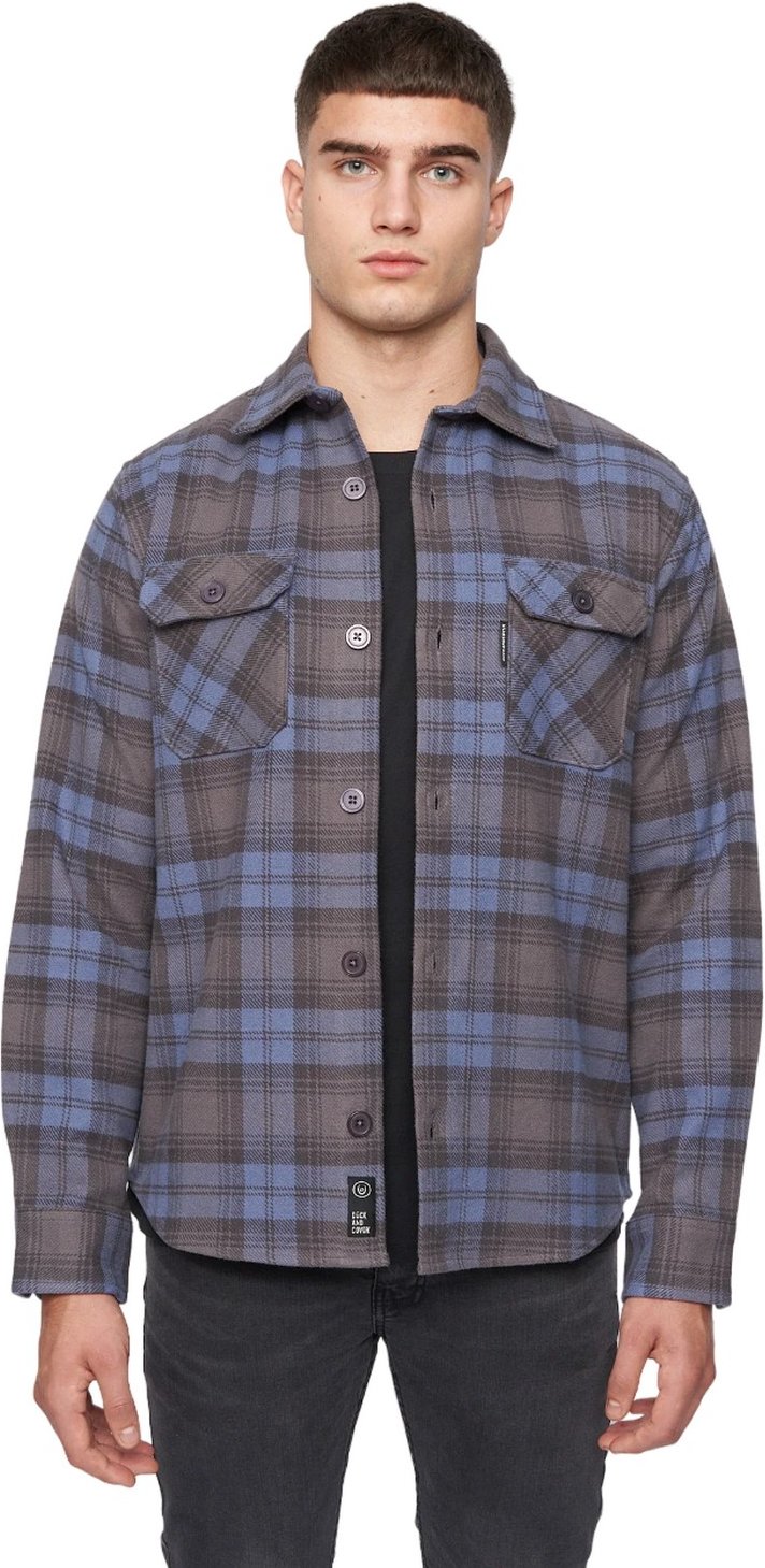 Duck and Cover - "Willington" Hemdjacke für Herren (Blau)