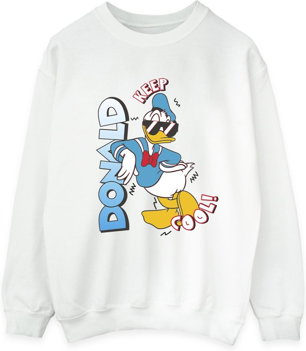 Disney - "Donald Duck Cool" Sweatshirt für Herren (Weiß)