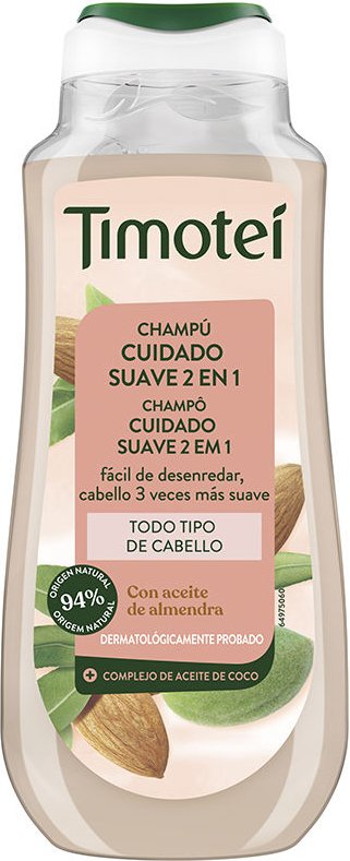 Timotei Gentle Care 2-in-1 Shampoo Mit Mandel- Und Kokosöl Für Alle Haartypen 300 ml
