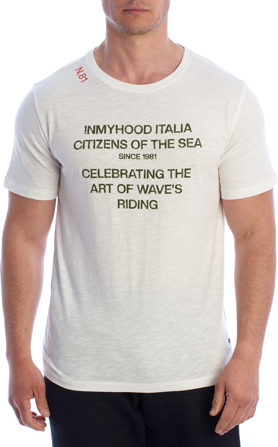 Herren Kurzarm Grafik Baumwoll-T-Shirt HS24MTS17