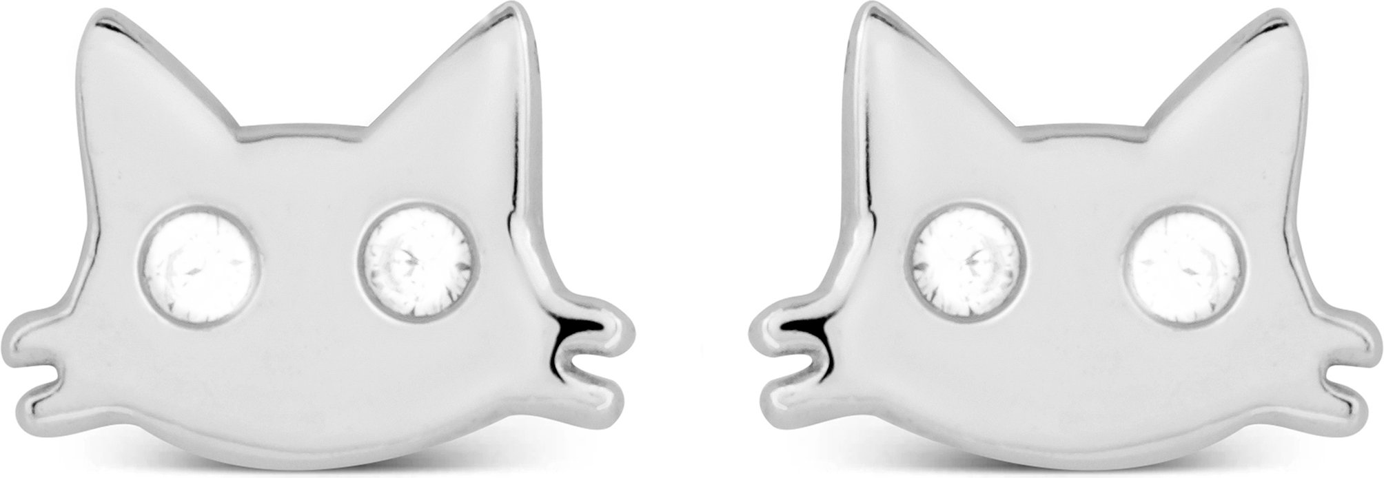 Luxenter Ohrringe, 925 Sterling Silber und rhodinierte Zohi Ohrringe mit funkelnden Zirkonia