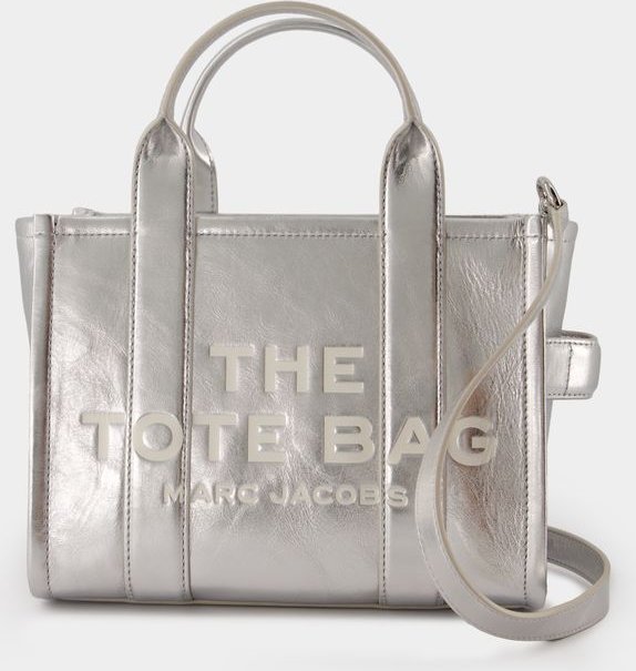 The Small Tote - Marc Jacobs - Leder - Silber