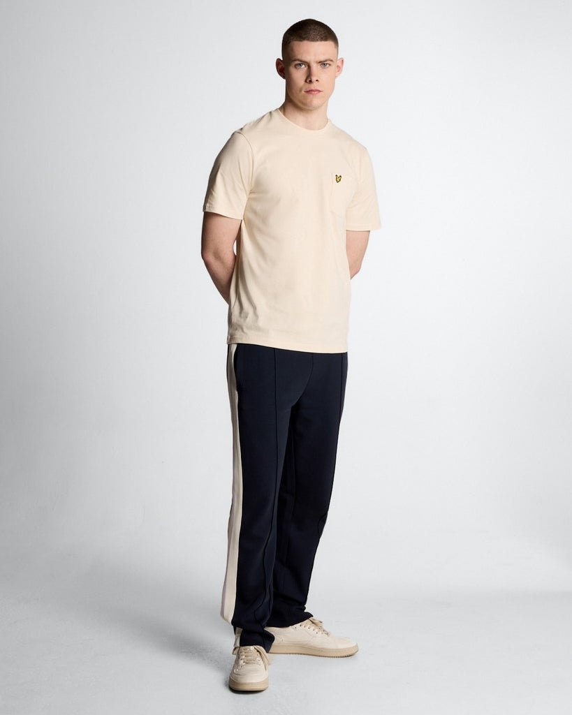 Thumbnail - Lyle & Scott Trainingshose mit Streifen – Dunkelblau