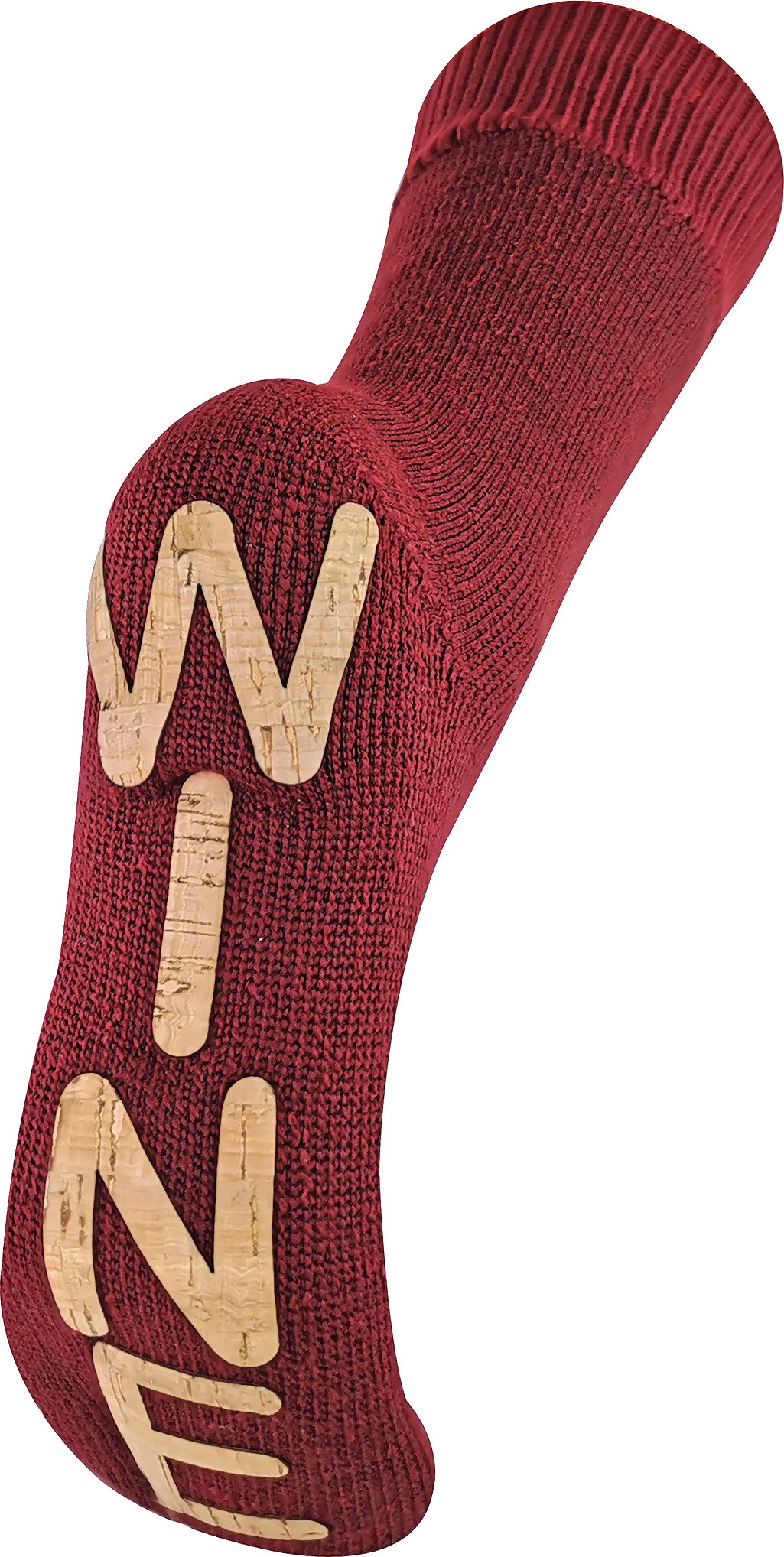 Damen dicke thermische Fleece gefüttert Neuheit Wein weich Slipper Socken