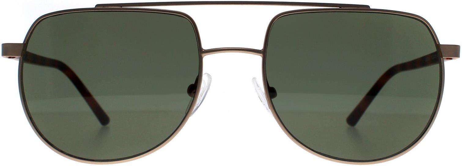 Calvin Klein Aviator Herren Mattes Hellgold Grün CK20301S